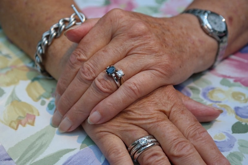 Wearing grandmother's clearance wedding ring